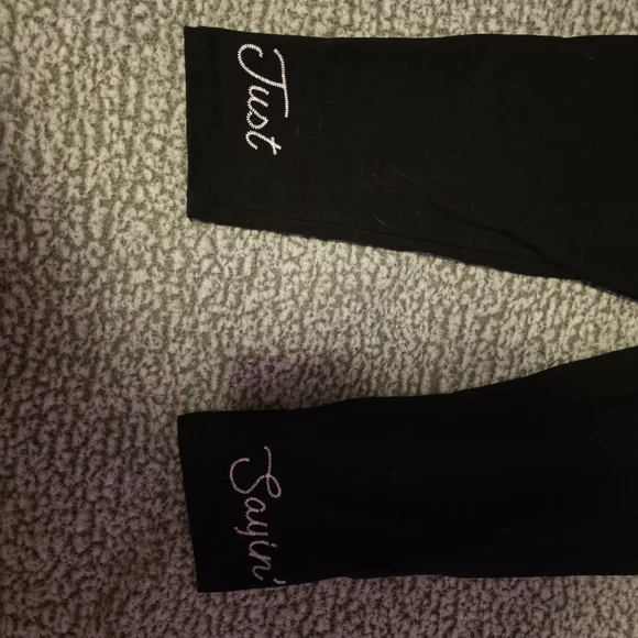 Torrid 2 Black Stretch Leggings - Everyday Comfort - Picture 3 of 4